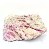 Rosa Turmalin, stora bumlingar turmalinkristall 1,4 - 2,6 kg