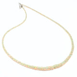 Opal från Etiopien, halsband med små rondeller