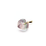 Rainbow fluorite small faceted heart