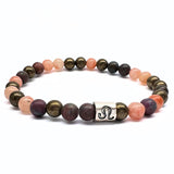 Kristallarmband för stjärntecknet Lejonet