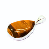 Tigeröga, silver hänge