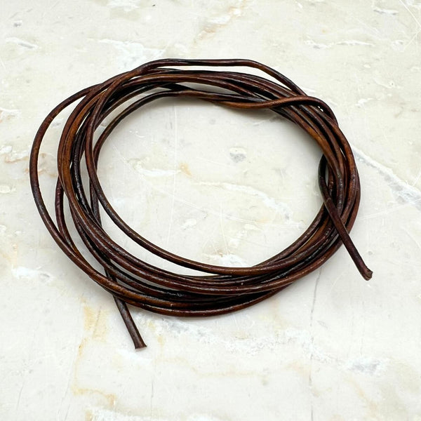 Leather strap, natural color 1.3 mm