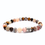 Kristallarmband för stjärntecknet Tvillingarna