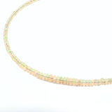 Opal från Etiopien, halsband med små rondeller