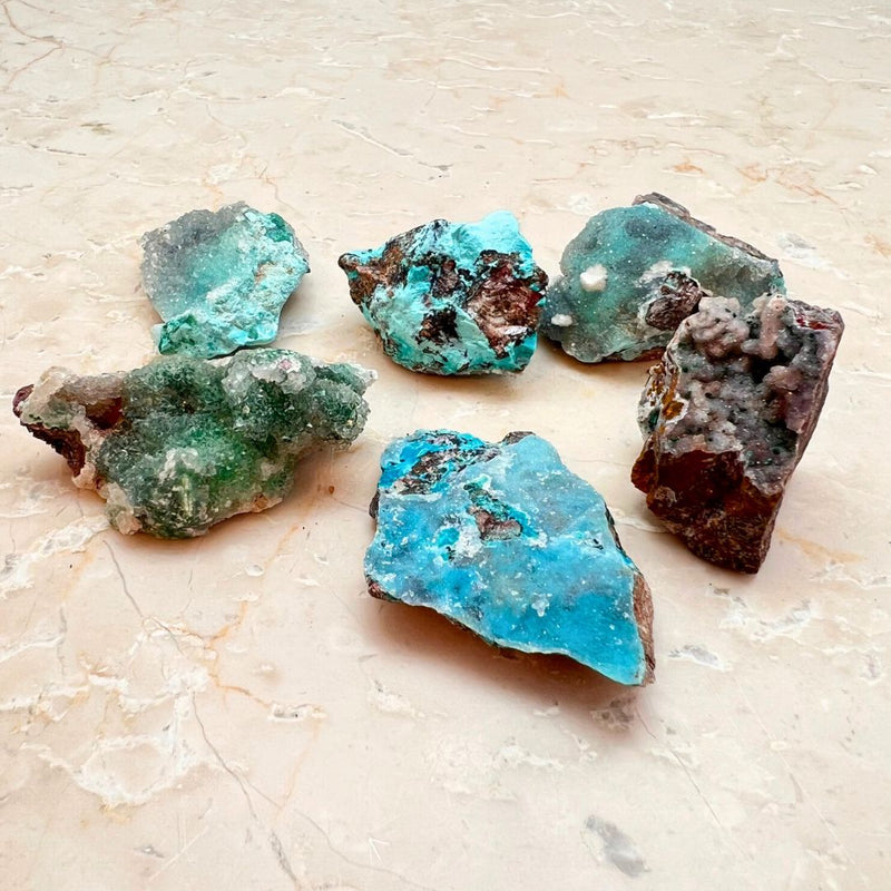 Chrysocolla cluster 20-40 gr