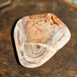 Rosa ametist slipad skiva