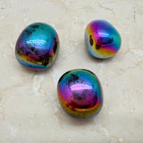 Obsidian Aurora Borealis, trumlad sten per styck