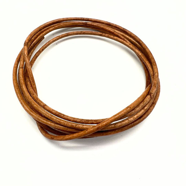 Leather strap, natural color 1.3 mm