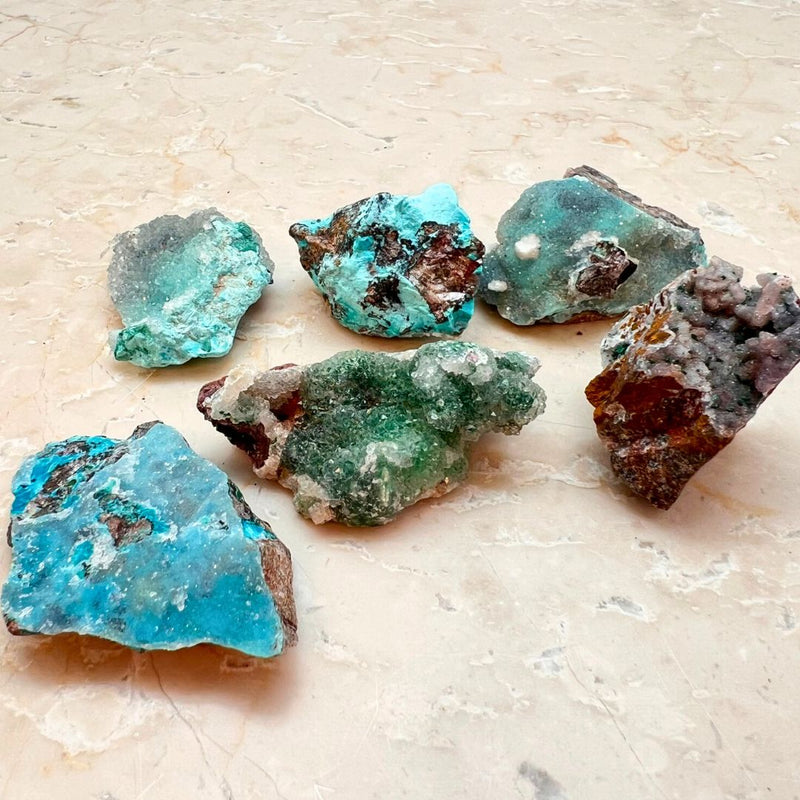 Chrysocolla cluster 20-40 gr