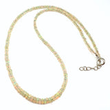 Opal från Etiopien, halsband med små rondeller