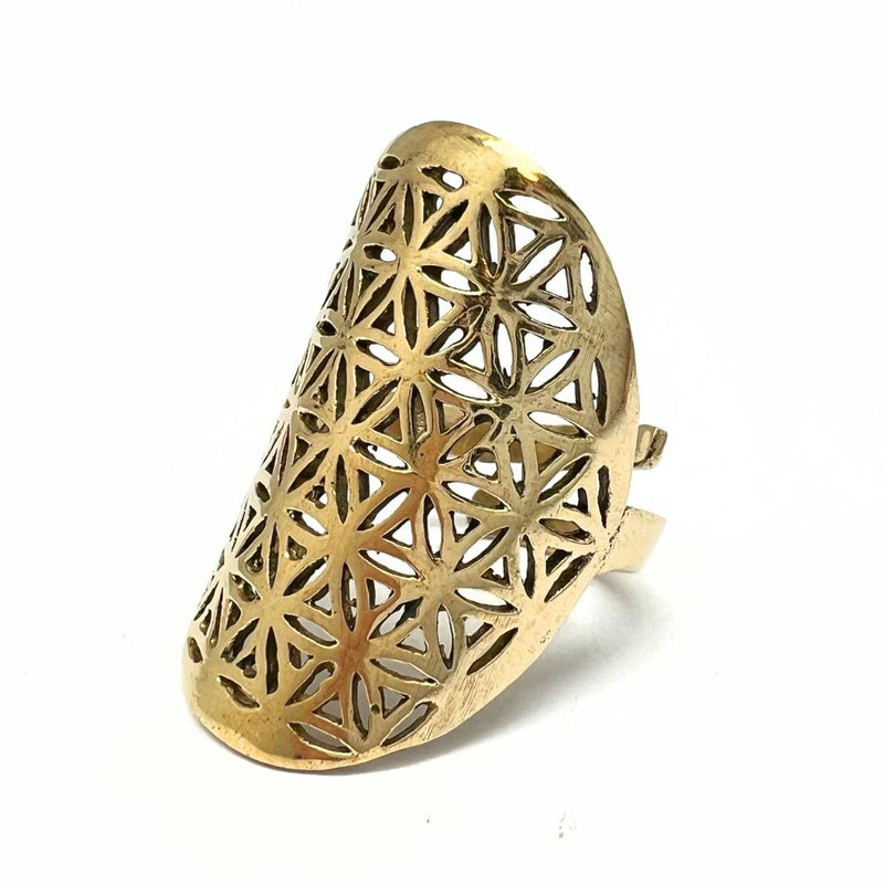 Elämän kukka Sormus hopeaa