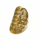 Elämän kukka Sormus hopeaa