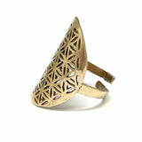 Elämän kukka Sormus hopeaa