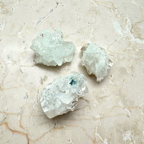 Apophyllite, cluster natural crystals