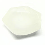 Selenit, hexagon skål