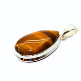 Tigeröga, silver hänge
