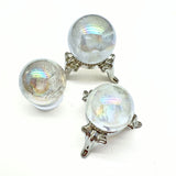 Rock crystal, aurora borealis crystal ball