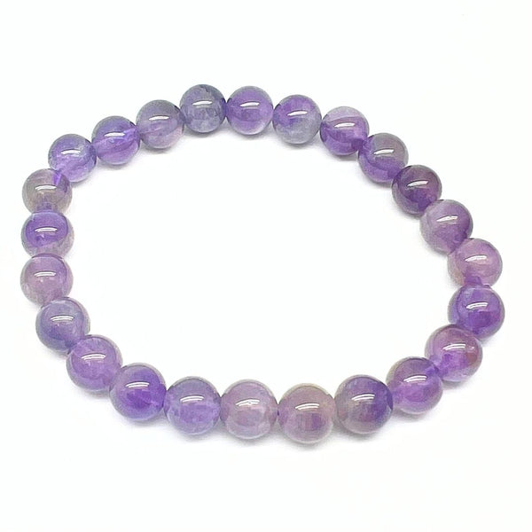 Amethyst, bracelet 8 mm