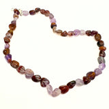 Auralite 23 necklace with silver clasp