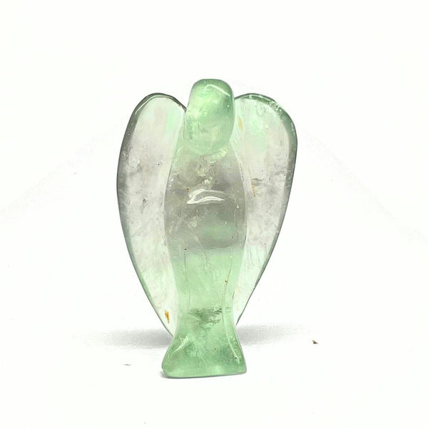 Fluorite, angel in green fluorite