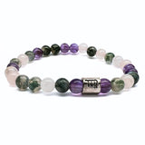 Kristallarmband för stjärntecknet Jungfrun