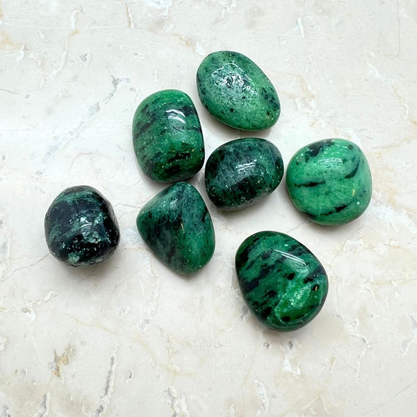 Zoisite with ruby