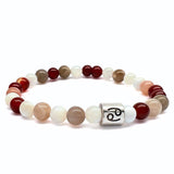 Kristallarmband för stjärntecknet Kräftan