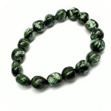 Serafinit, trumlat sten armband