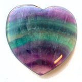 Fluorite big heart rainbow fluorite in fantastic AA quality
