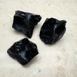 Obsidian råa bitar per gram
