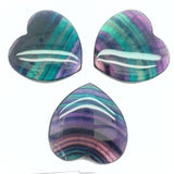 Fluorite big heart rainbow fluorite in fantastic AA quality