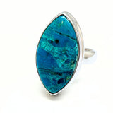 Krysokolla silverring i toppklass stl x