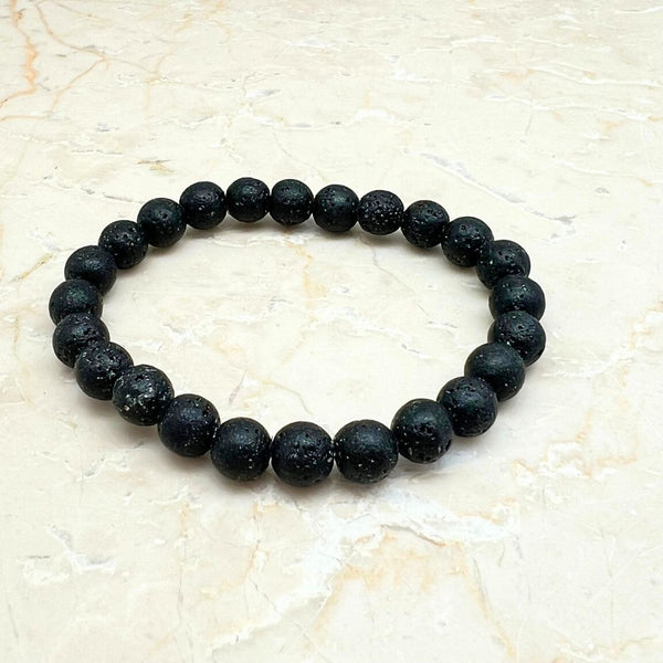 Lava armband 8 mm