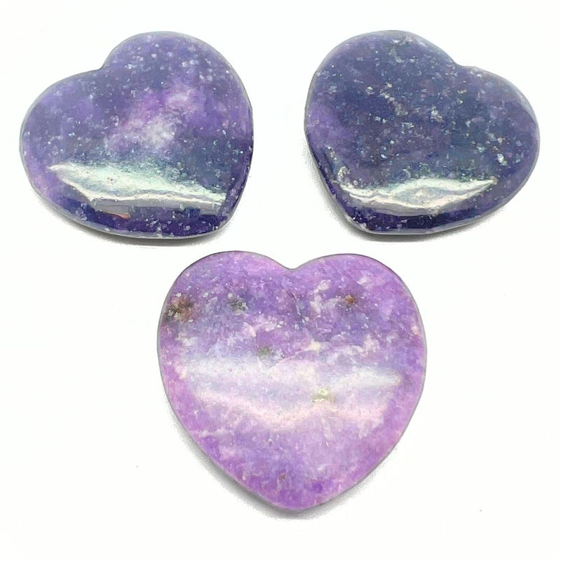 Lepidolite, big heart