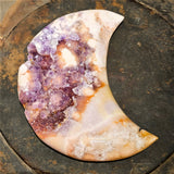 Pink amethyst moon large