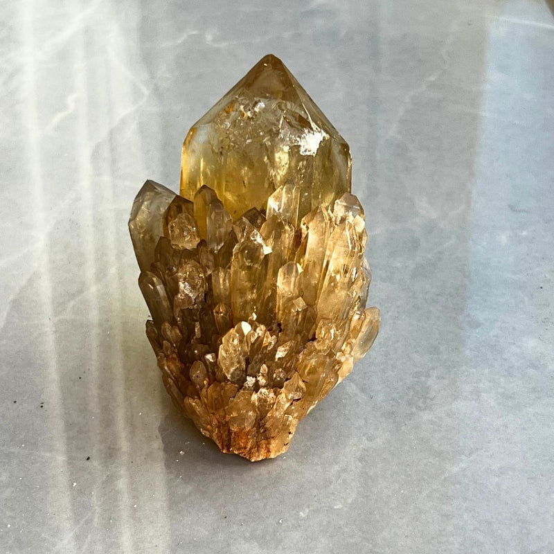 Citrine cluster natural citrine from Africa gross