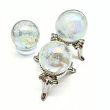 Rock crystal, aurora borealis crystal ball