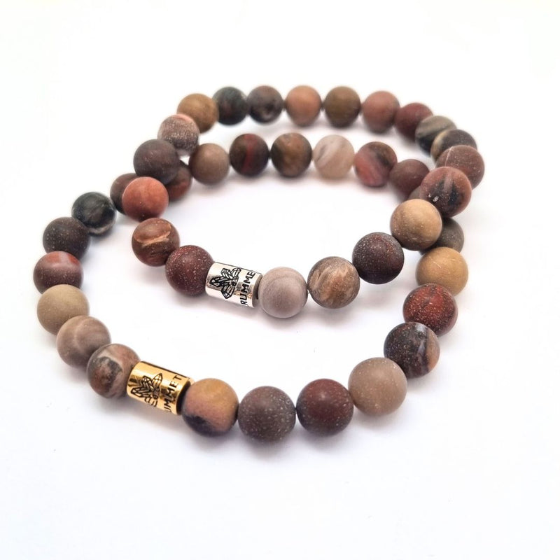 Picture jasper American matte bracelet The crystal room