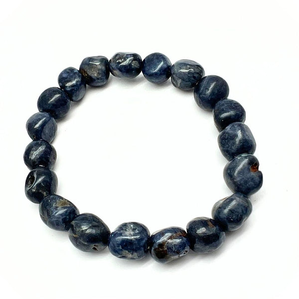 Sapphire, tumbled bracelet