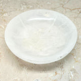 Selenite ground bowl - two sizes