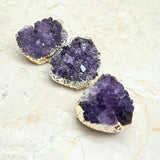 Pendant with amethyst cluster