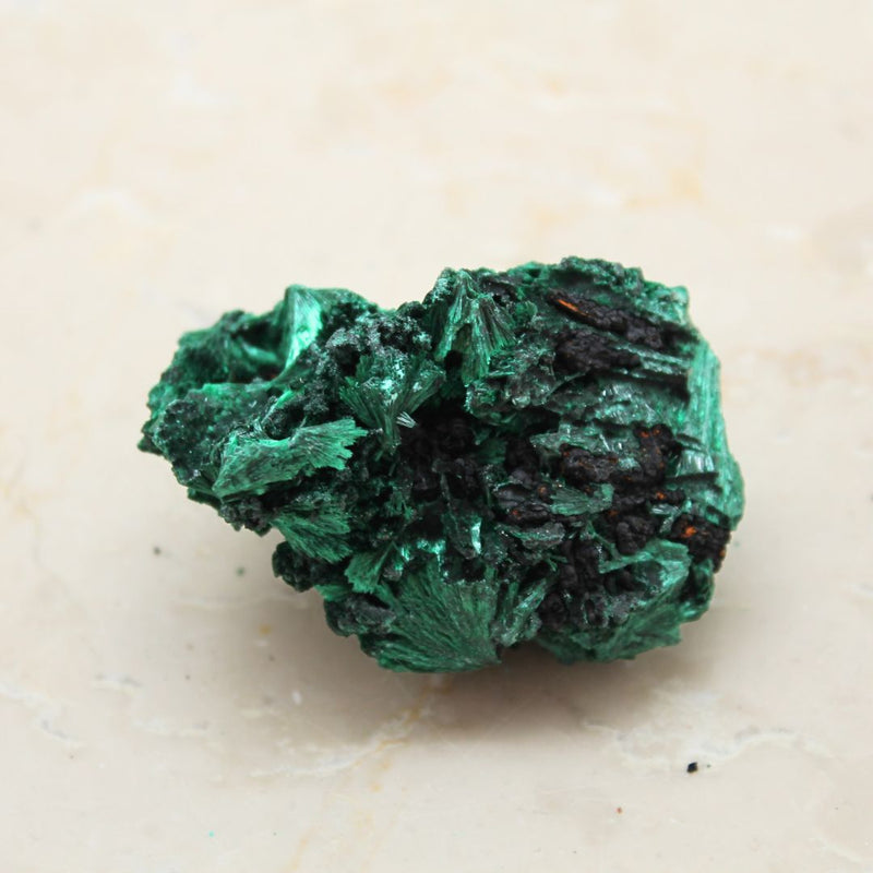 Malachite fiber in from Africa Small 20-40 gr