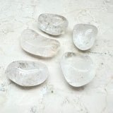 Rock crystal, tumbled stone
