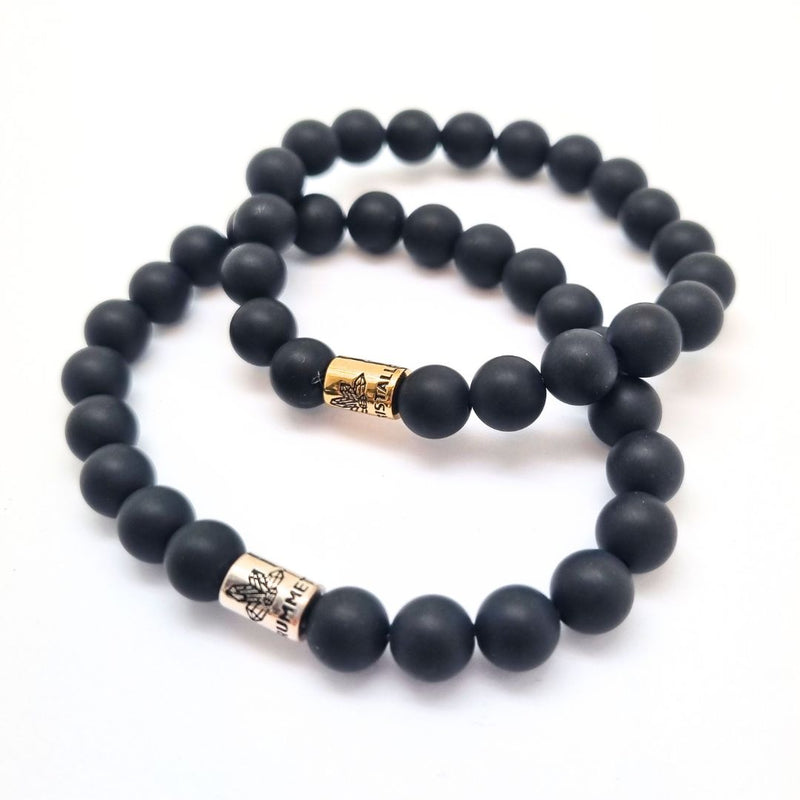 Onyx matte bracelet The Crystal Room