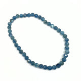 Kyanit AA, fasetterat armband 4mm