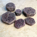 Rubin naturliga kristaller