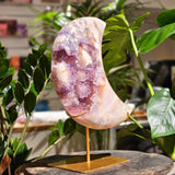 Pink amethyst moon large