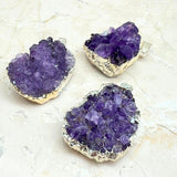 Pendant with amethyst cluster