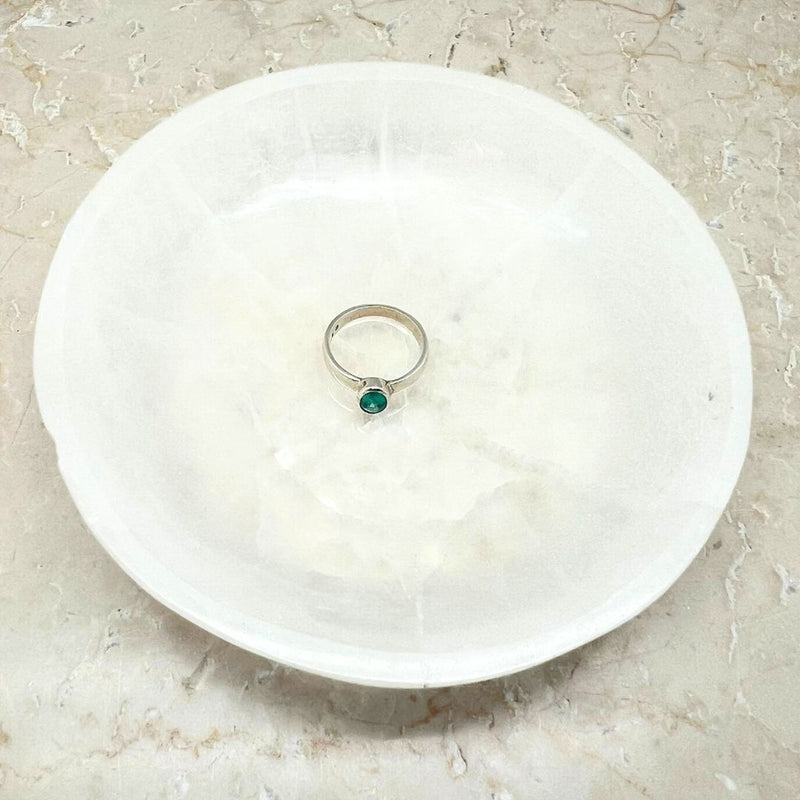 Selenite ground bowl - two sizes