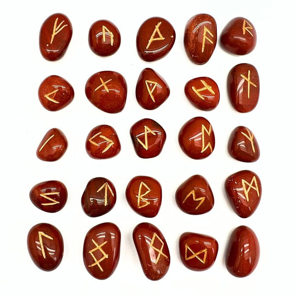 Runes - set in different stone types